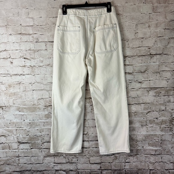 Reformation Jeans Women's Eloise Size 29 Ivory High Rise Wide Leg Jean READ - Picture 16 of 16